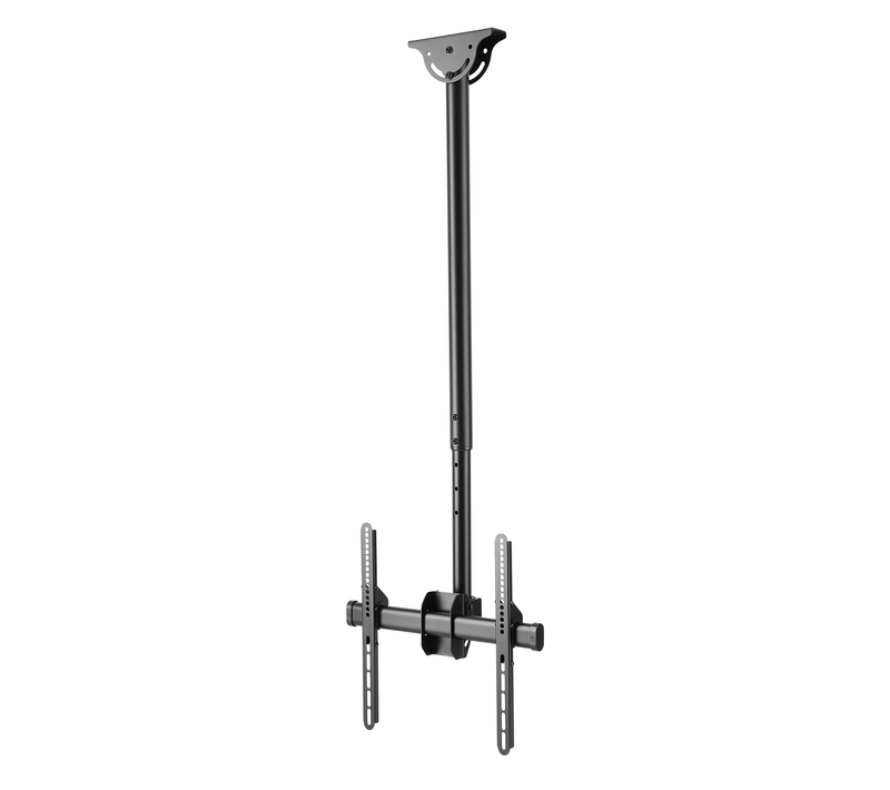 Support Plafond écran TV 32"-75", Hauteur 106-156cm, Inclinable