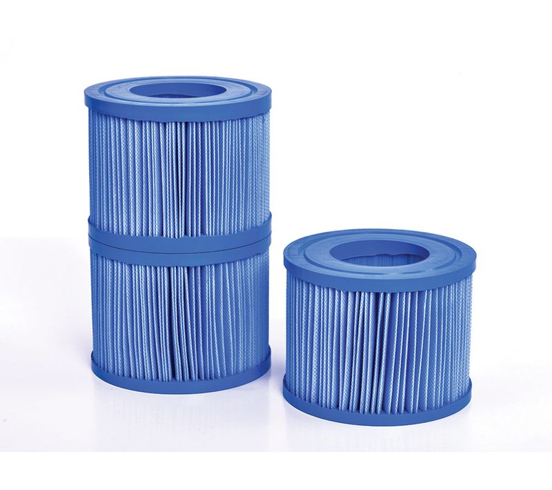 Lot De 3 Cartouches De Filtration Antibactériennes Pour Spa Semi-rigide Vita Premium