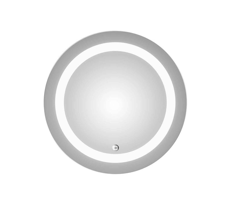 Miroir LED Light Circle - 59 Cm - Gris Clair