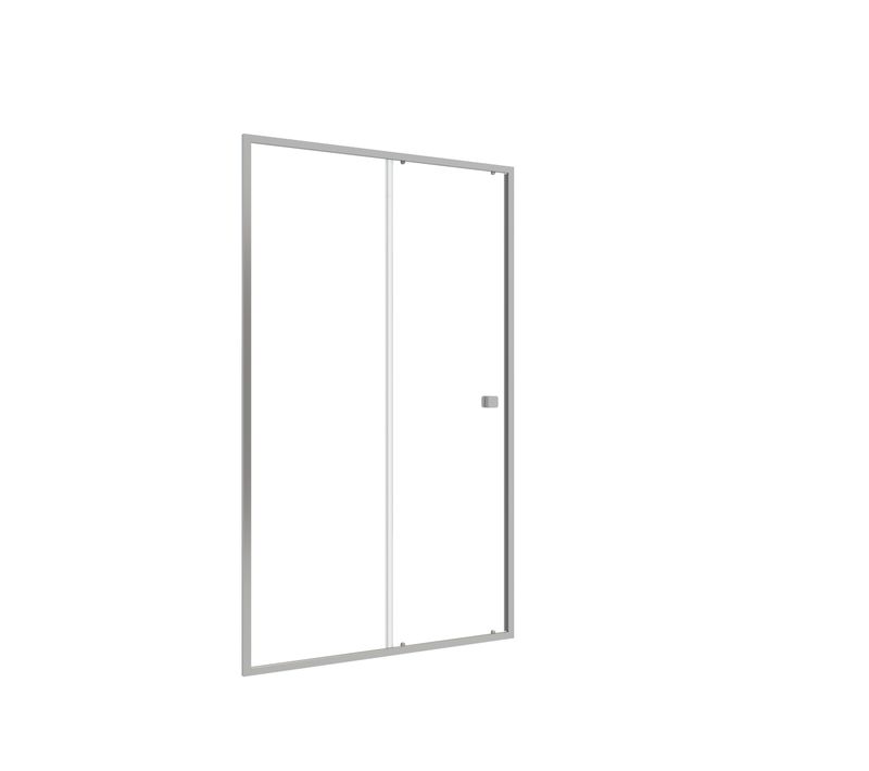 Paroi Porte De Douche Coulissante Blanc 120x185cm - Extensible - Whity Slide 120