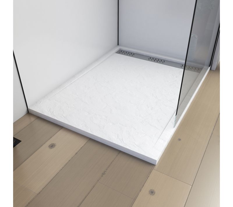 Receveur Extra Plat - 120x90x4 Cm - Blanc