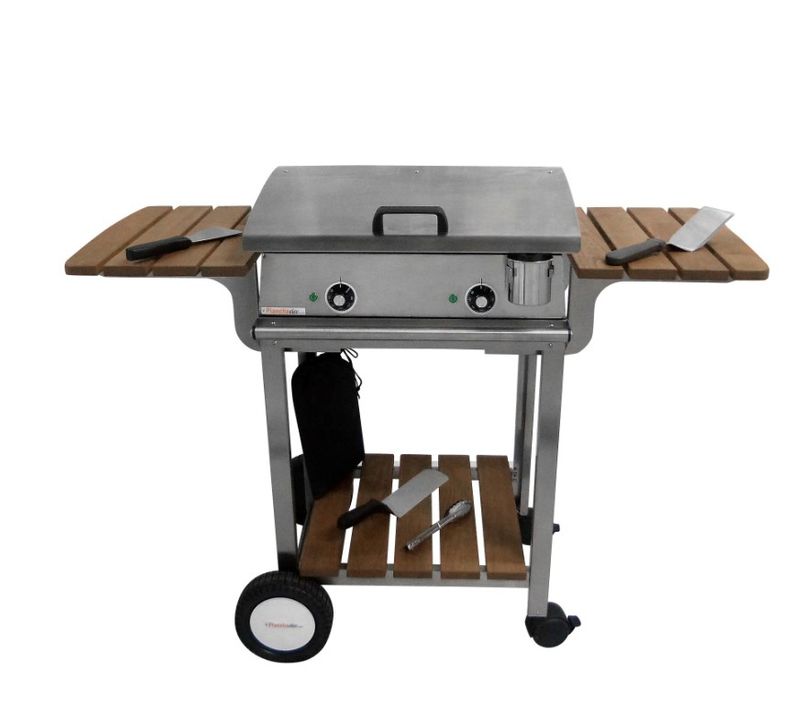 Pack Plancha Électrique  Lux 600 Inox - Chariot Elysee 600