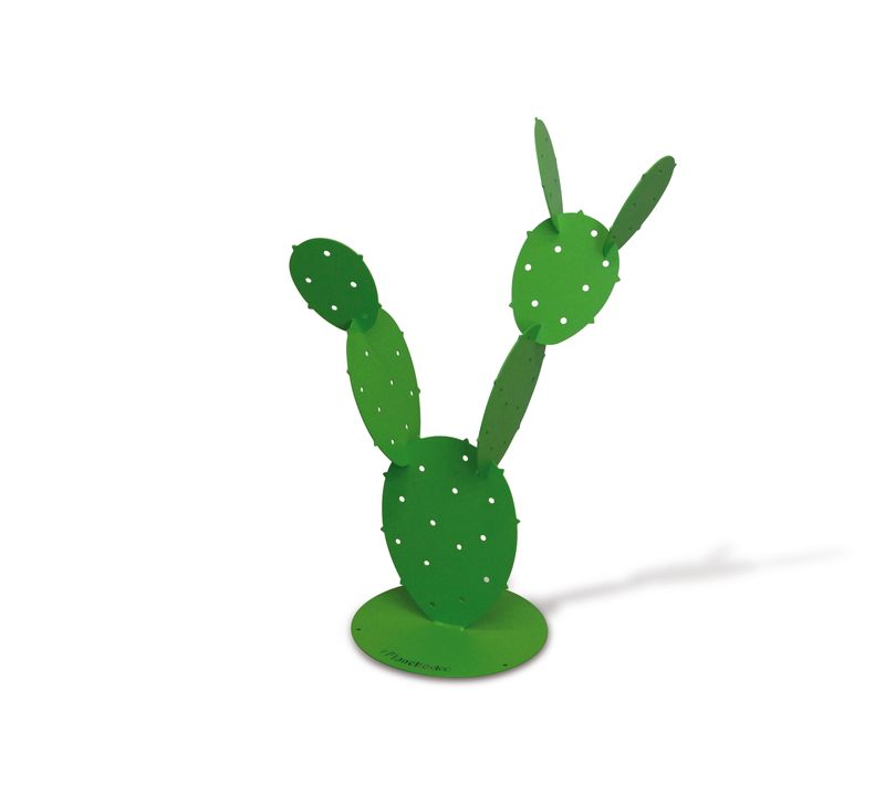 Cactus Métal Figuier H85 - Vert