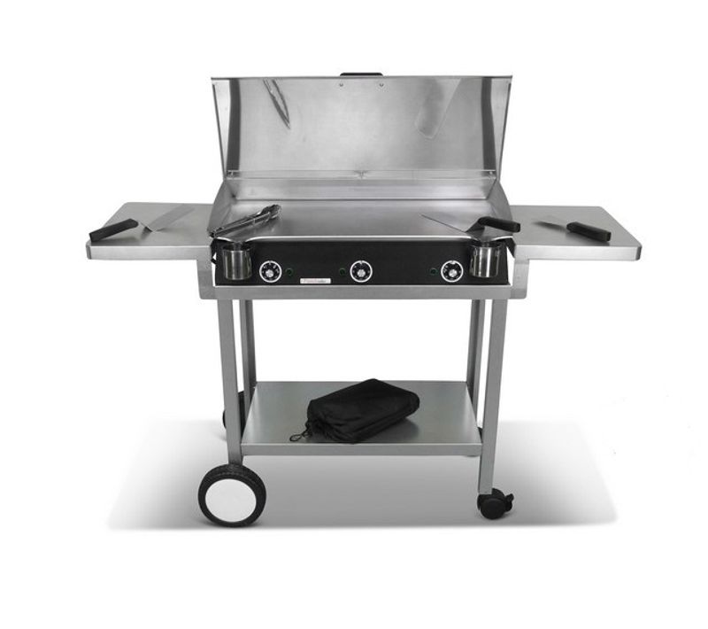 Pack Plancha Électrique  Lux 830 Carbon - Chariot Monceau