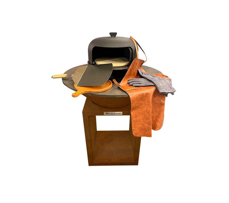 Pack Brasero Pizza Corten Diamètre 95cm