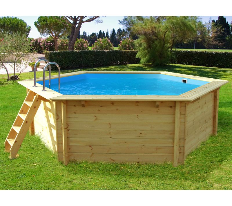 Piscine Bois " Hawai " - 4.10 X 1.18 M