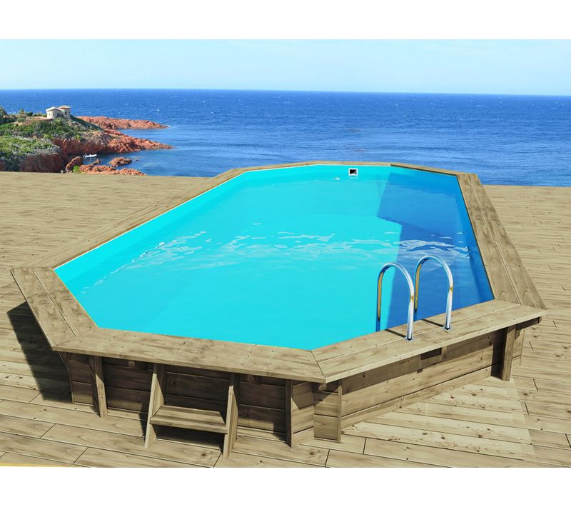 Piscine Bois " Sevilla 145 " - 8.57 X 4.57 X 1.45 M