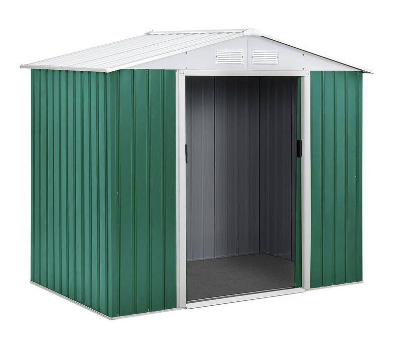 Abri De Jardin Métal "rosas" - 2,71 M² - Vert