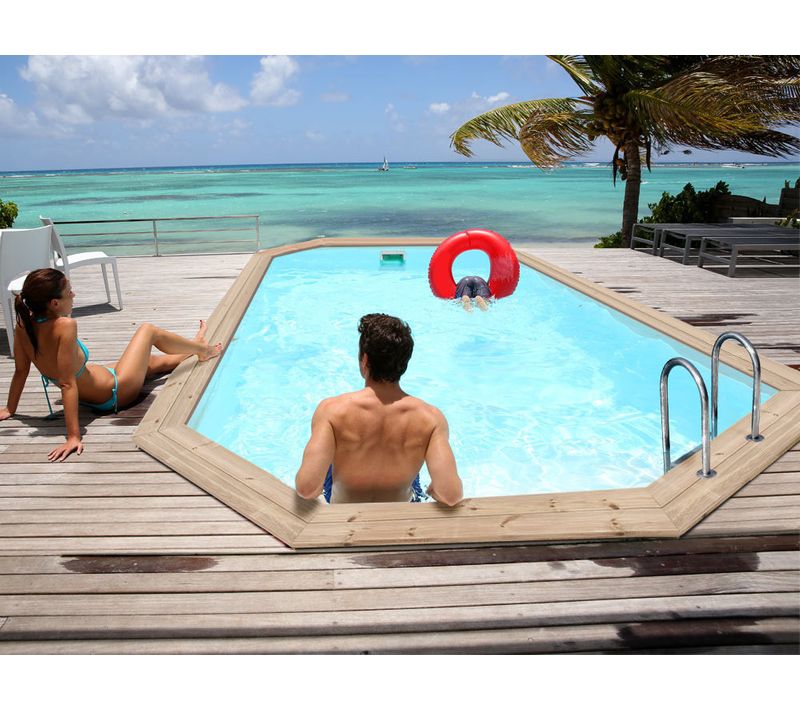 Piscine Bois " Cordoue " - 3.48 X 2.15 X 1.18 M