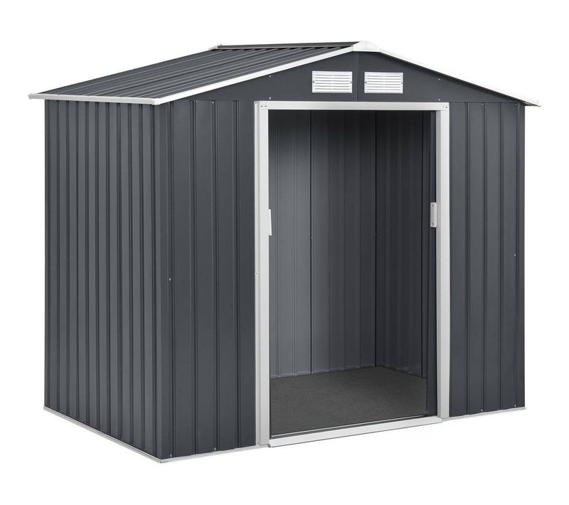 Abri De Jardin Métal "vegas" - 2,7 M² - Gris