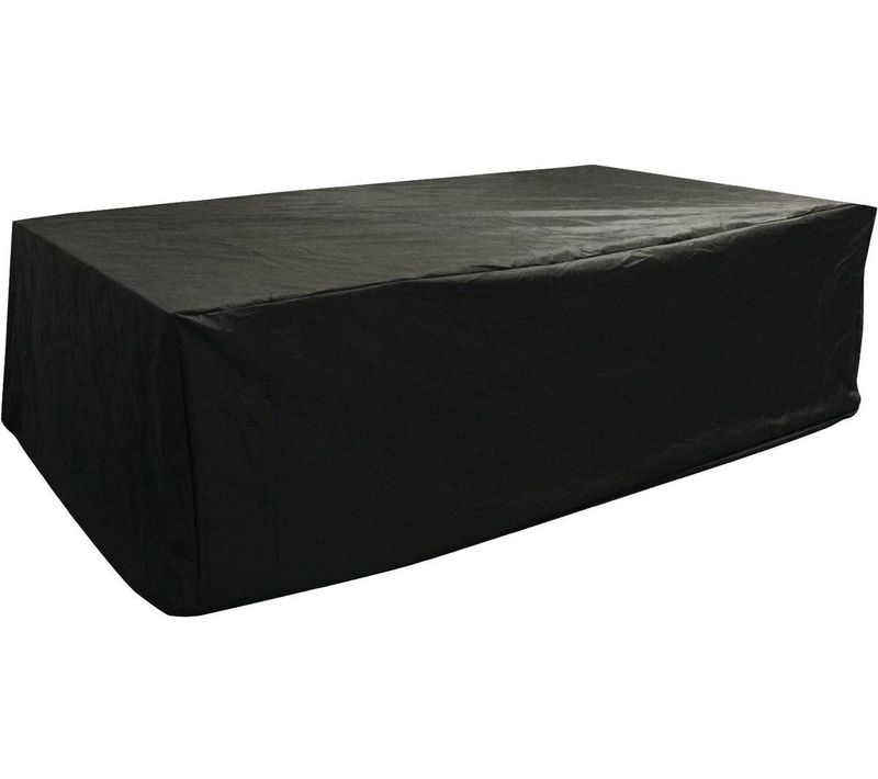 Housse De Protection Pour Salon De Jardin Repas - 267 X 203 X 101 Cm - Noir