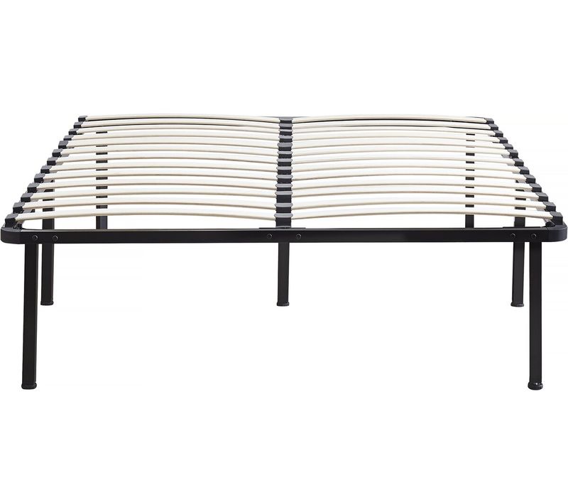 Cadre à Lattes + Pieds Pour Matelas 140x190 cm - 13 Lattes