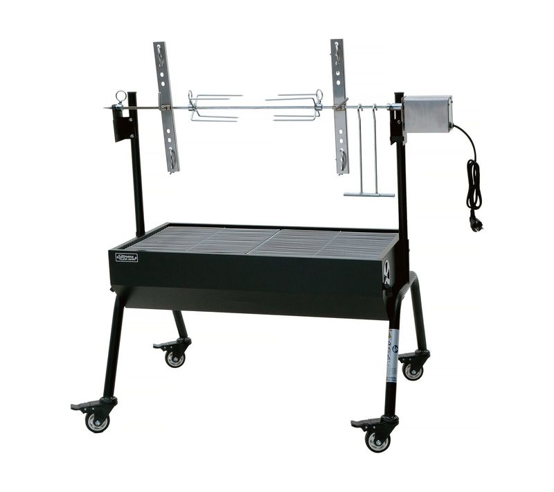 Rôtissoire Charbon Avec Broche électrique "senator" - Noir