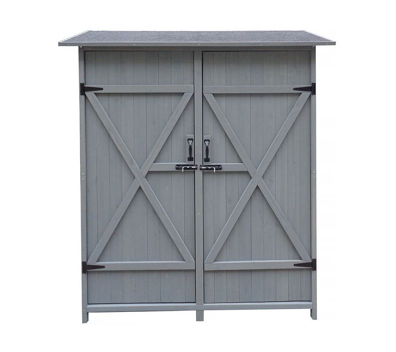 Armoire De Jardin "espacio" - 140 X 49 X 162 Cm - Anthracite