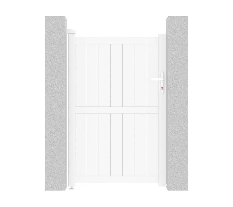 Portillon Aluminium "lola" - 101.2 X 155.9 Cm - Blanc