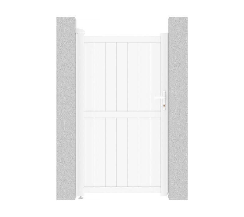 Portillon Aluminium "lola" - 101.2 X 180.9 Cm - Blanc