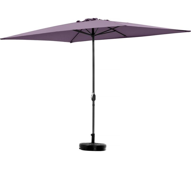 Parasol Rectangulaire Inclinable "sol 2" - 2 X 3 M - Violet