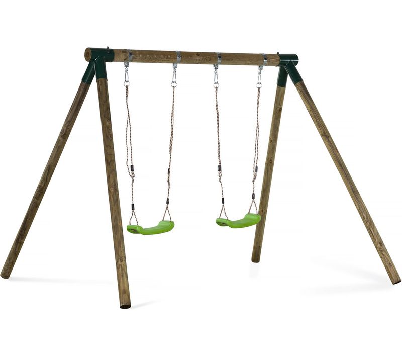 Portique Bois "eden" - Avec 2 Balançoires.