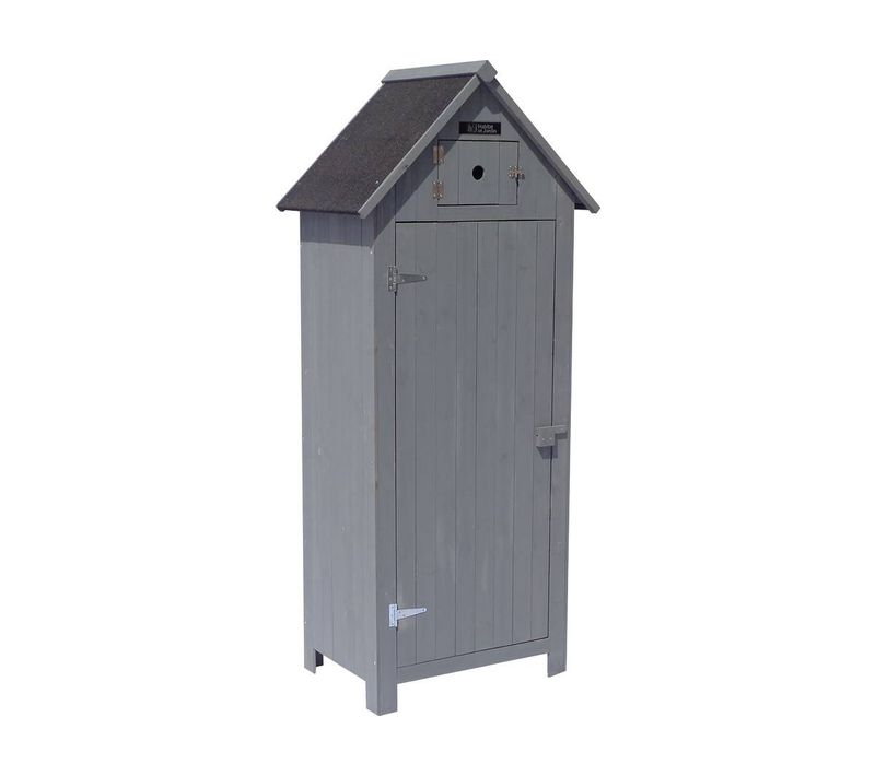 Armoire De Jardin "cabanon" - 77 X 54.5 X 179 Cm - Anthracite