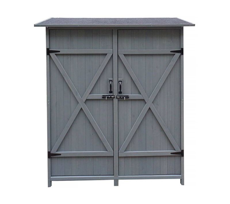 Armoire De Jardin "espacio" - 140 X 49 X 162 Cm - Anthracite
