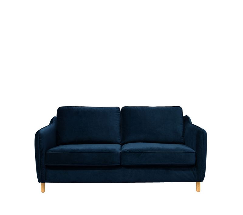 Canapé Convertible Express 2 Places En Velours