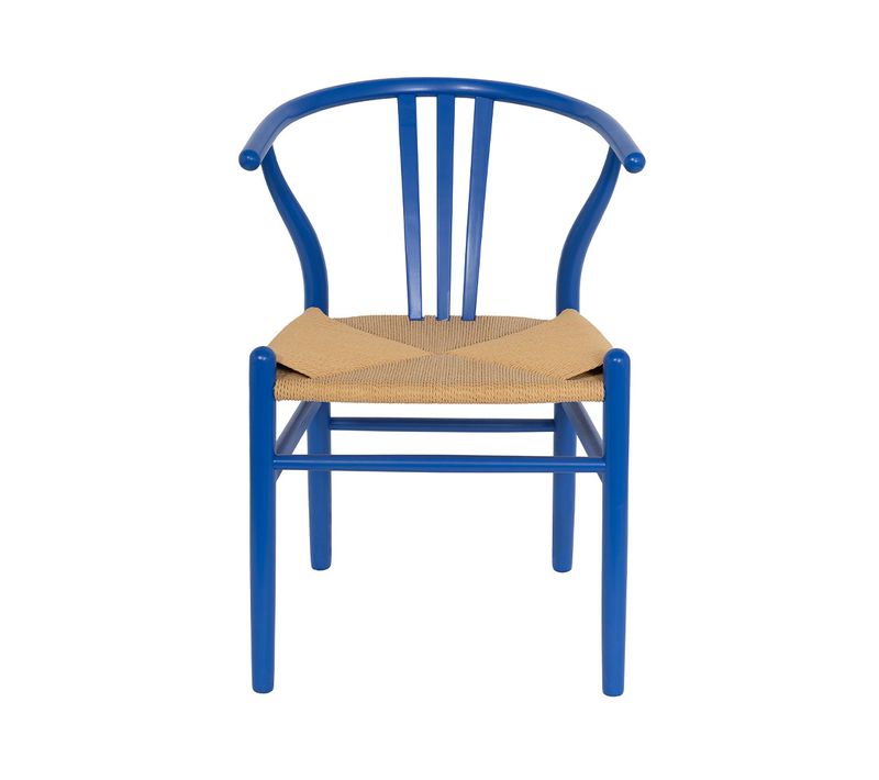 Lot De 2 Chaises En Corde Tressée Et Bois