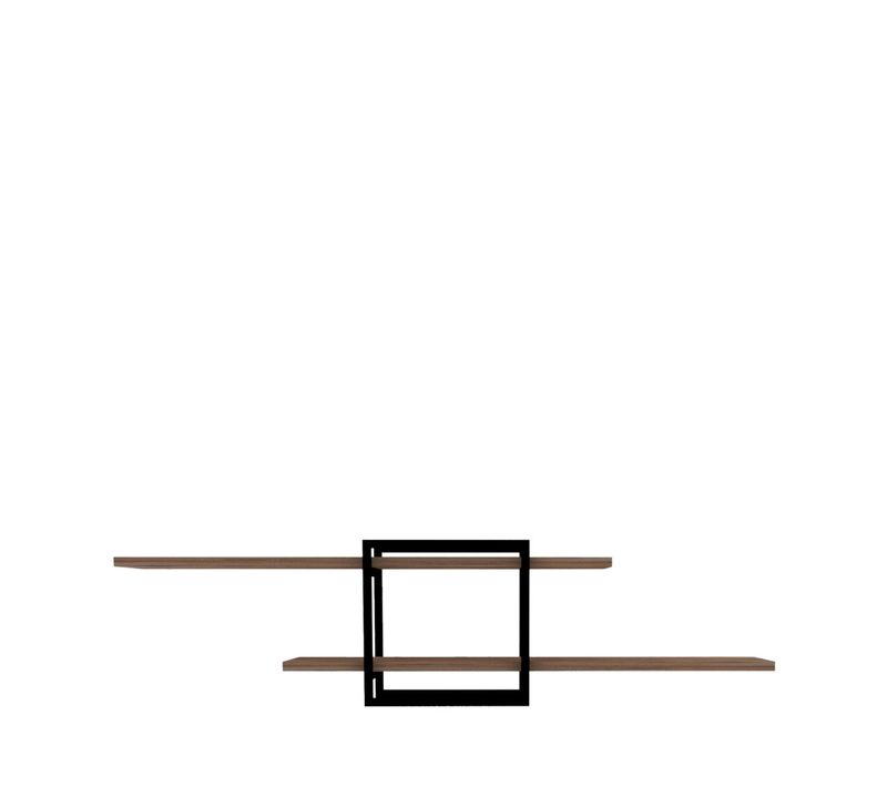 étagère Murale En Bois Et Métal L120cm - Bois Clair