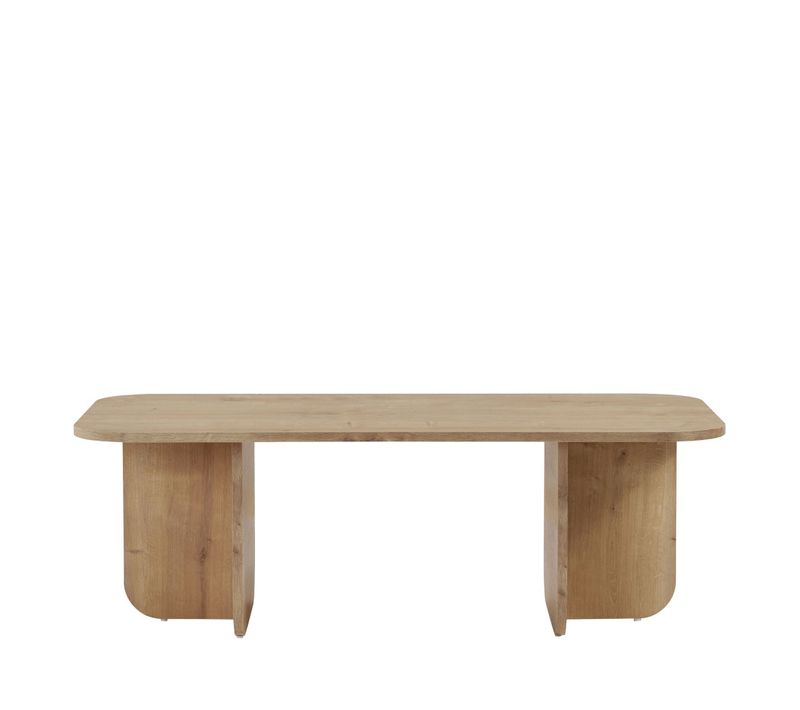 Table Basse Rectangulaire En Bois 120x60cm