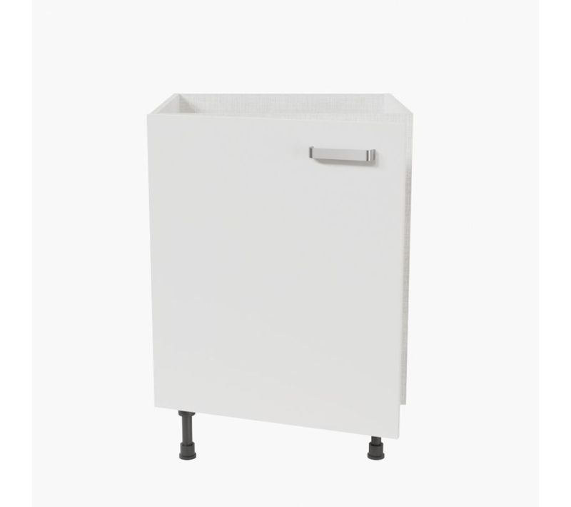 Meuble Sous Évier - 60 Cm - Gris