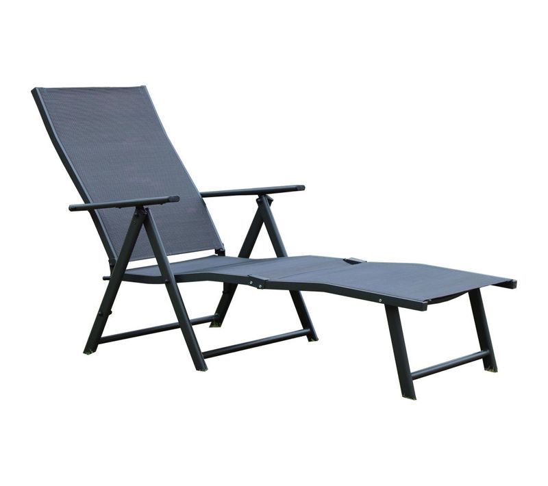 Bain De Soleil Pliable Aluminium Tumbona Cama