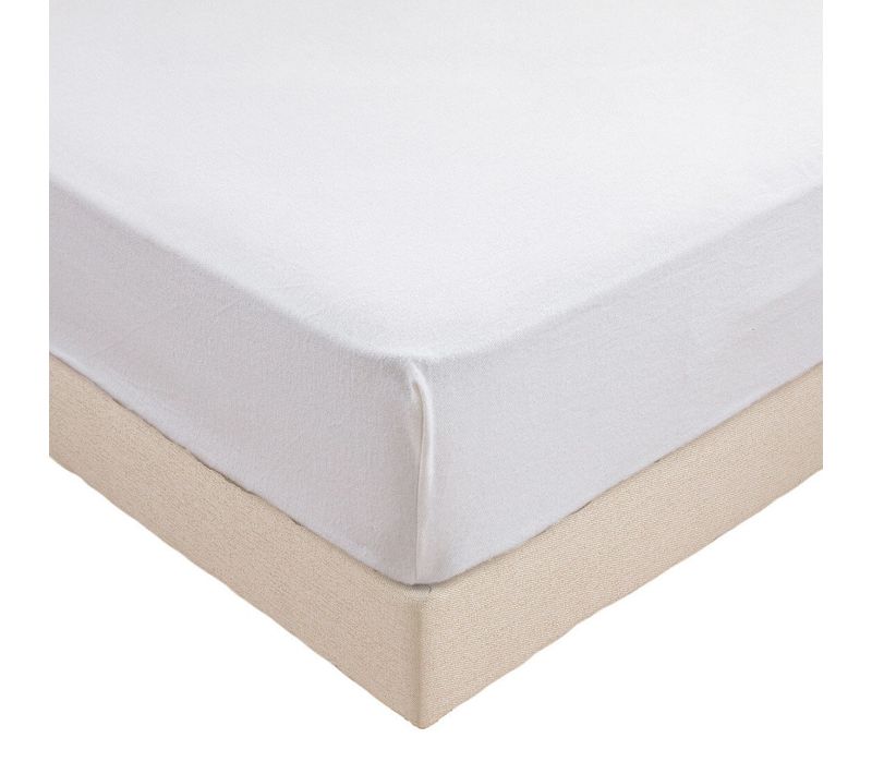 Protège Matelas 90x190 Molleton Coton 200g Bonnet 30cm