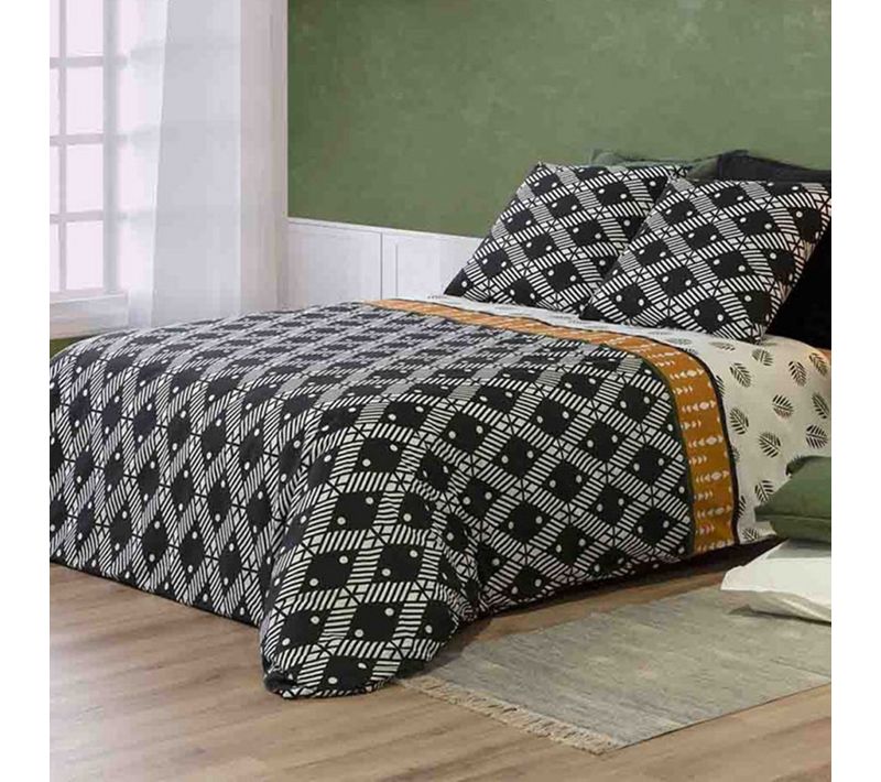 Housse De Couette Luis 220x240 100% Coton - 57 Fils