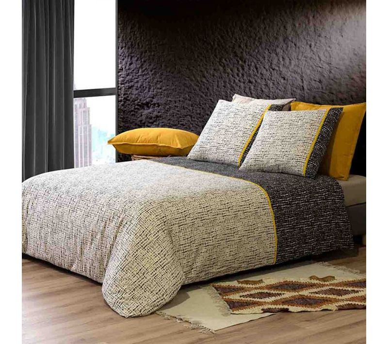Housse De Couette Vulcane 220x240 100% Coton - 57 Fils