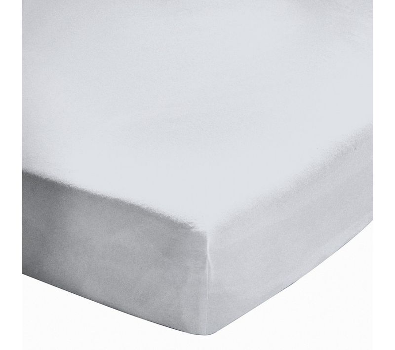 Drap Housse 120x190 Cm Blanc, 100 % Coton - Bonnets Larges Pour Un Maintien Parfait Et Un Confort