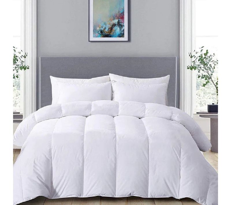 Couette Hiver Synthétique Super Chaude 500g/m²  260x240 - Fabrication Française