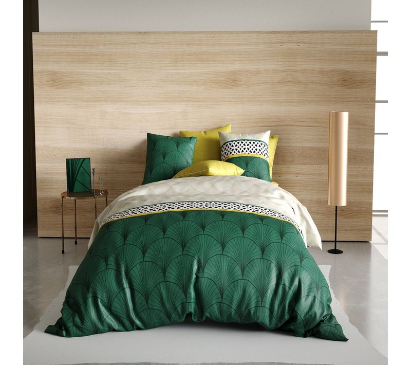 Housse De Couette Hope Avec Deux Taies D'oreillers Pur Coton