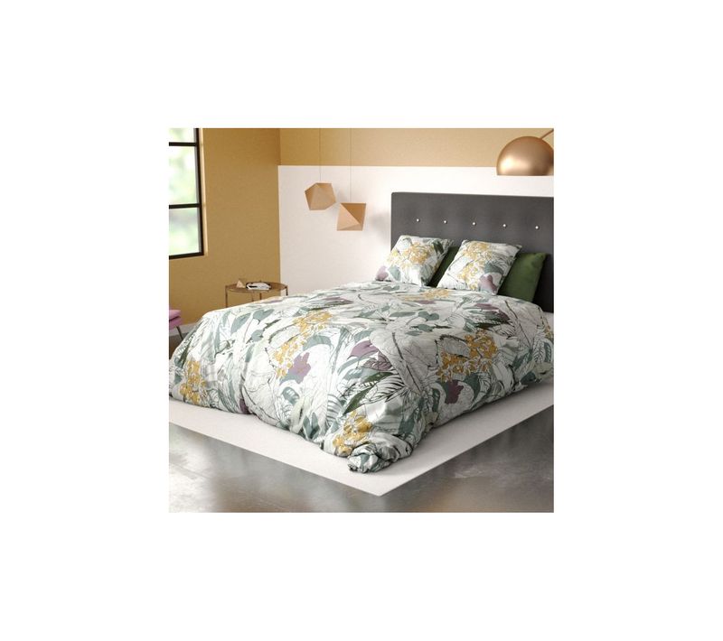 Housse De Couette 220x240 Cm - Zelia + Taies Pur Coton Bio
