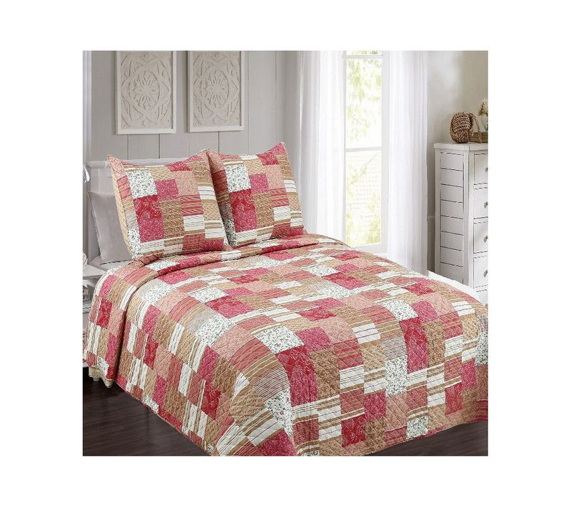 Couvre Lit Morzine 230x250 Cm + 2 Taies 65x65 Cm