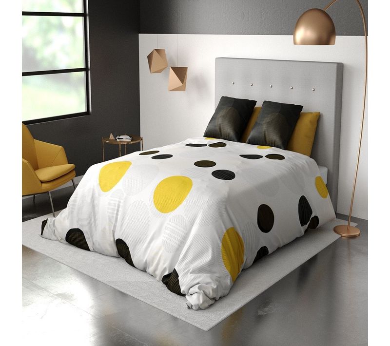 Housse De Couette 240x260 Cm - Stitchy + Taies Pur Coton