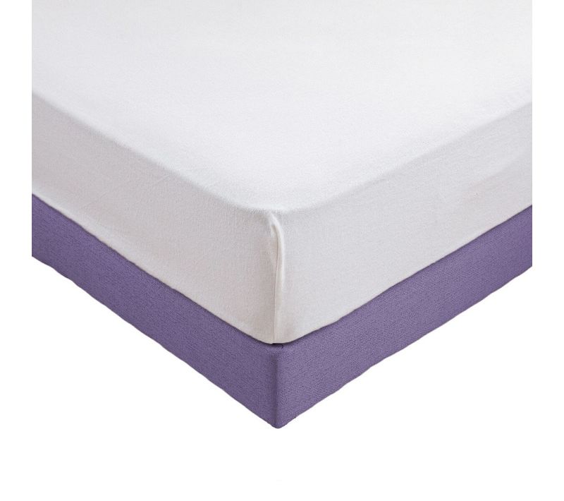 Protège-matelas Imperméable Forme Drap Housse 140x190 Cm - Molleton Coton 200g/m² Doux Au Toucher,