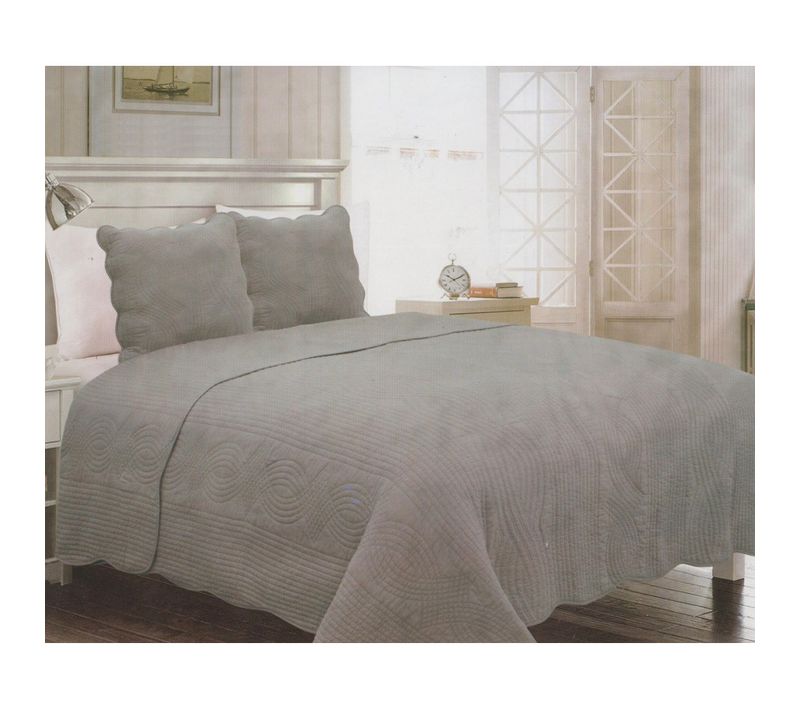 Couvre Lit Gris - 260x260