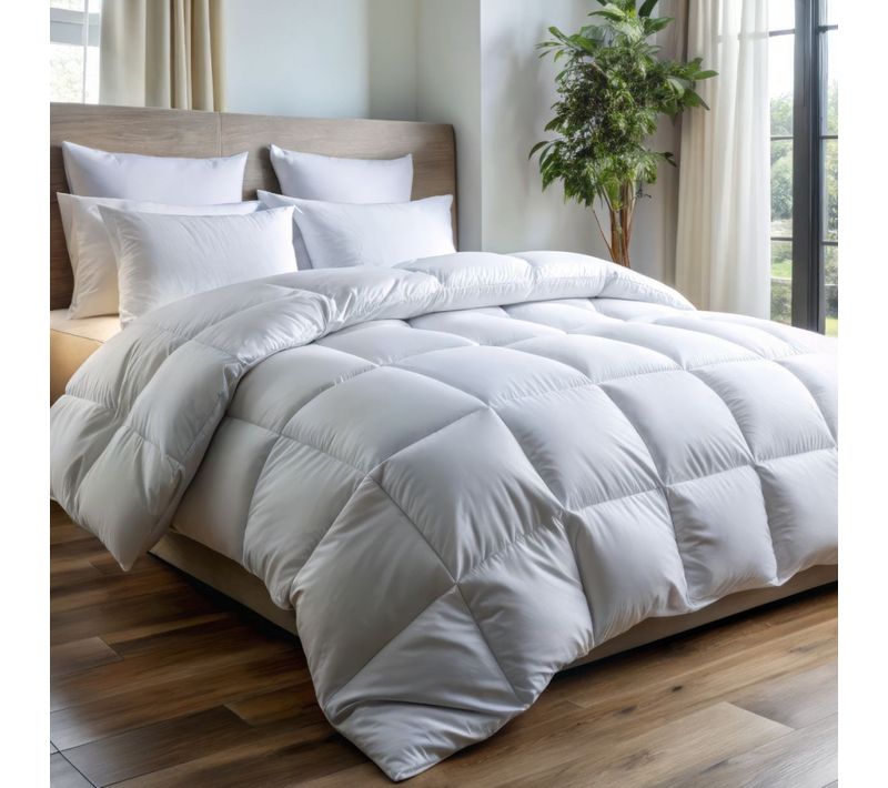 Couette Naturelle 260x240 90% Duvet Tempérée - Fabrication Française