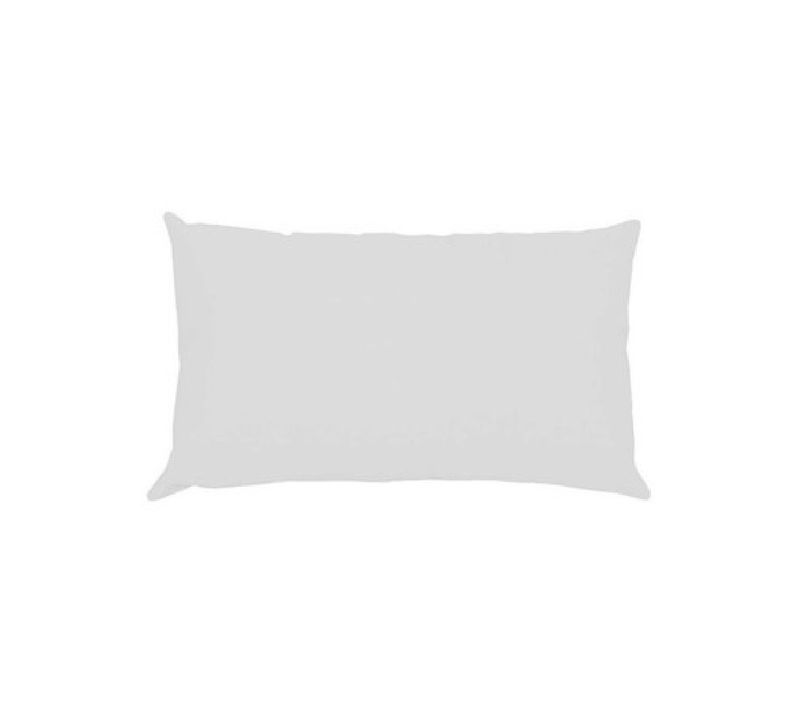 Taie D'oreiller Blanche 40x60 À  Fermeture Eclair