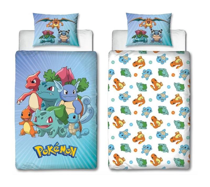 Housse De Couette Réversible Enfant 140x200 + Taie 63x63 Cm, Microfibre