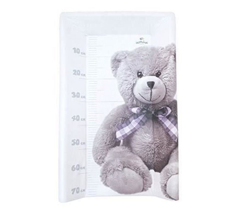 Plan à Langer Little Bear - Pvc - Matelas Intégré - Blanc/gris - 50 X 80 Cm