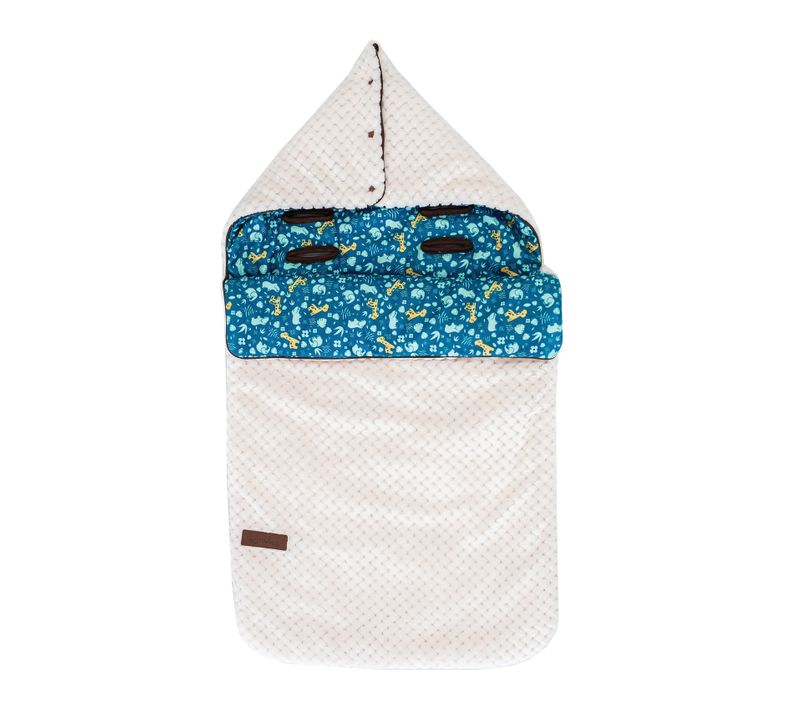 Nid D'ange Zanimo - 80 Cm - Bleu