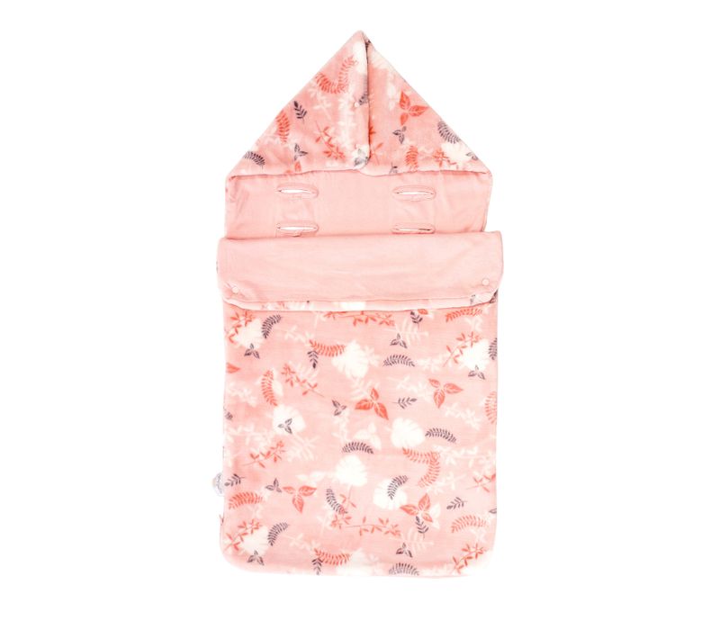 Nid D'ange Imprimé Fleuri - 70 Cm - Orange