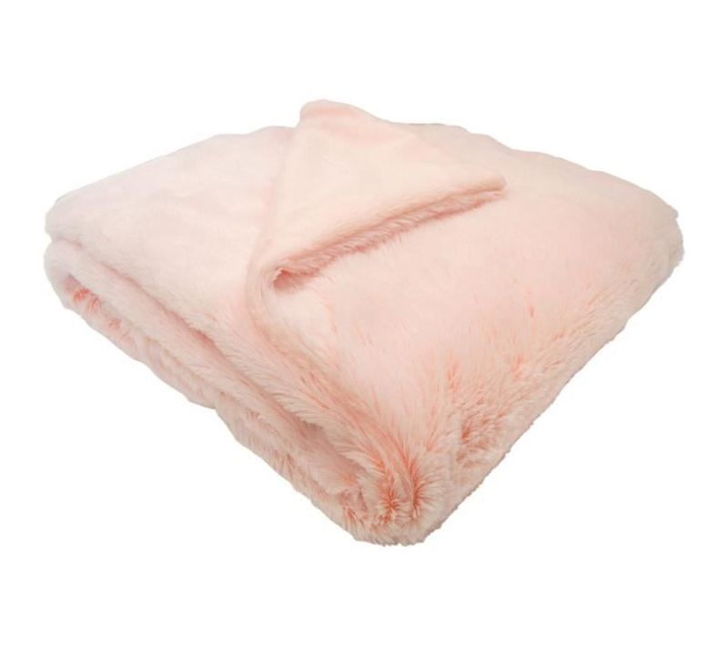 Couverture Doublée - Ultra Douce Et Chaude - 75 X 100 Cm - Lait Fraise