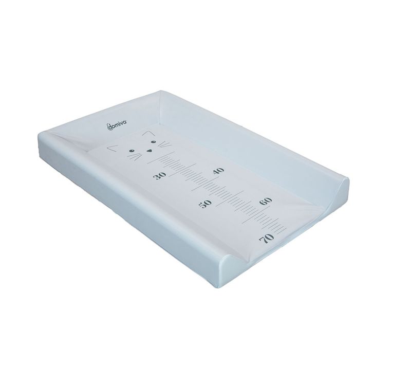 Matelas à Langer à Rebords - 50x80 Cm - Gris Clair