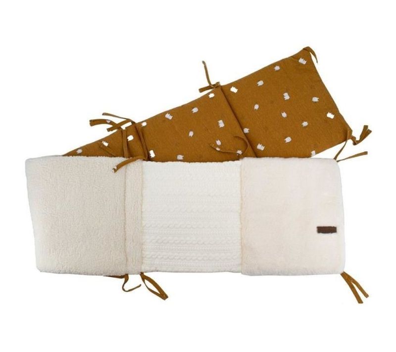 Tour De Lit Rembourré Réversible 30 X 180 Cm — Protection Douce Anti-choc